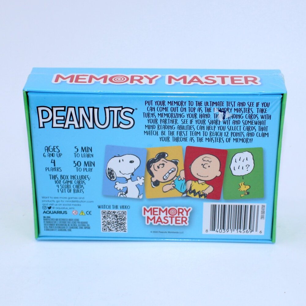 Peanuts Memory Master Card Game - Picture 2 of 2